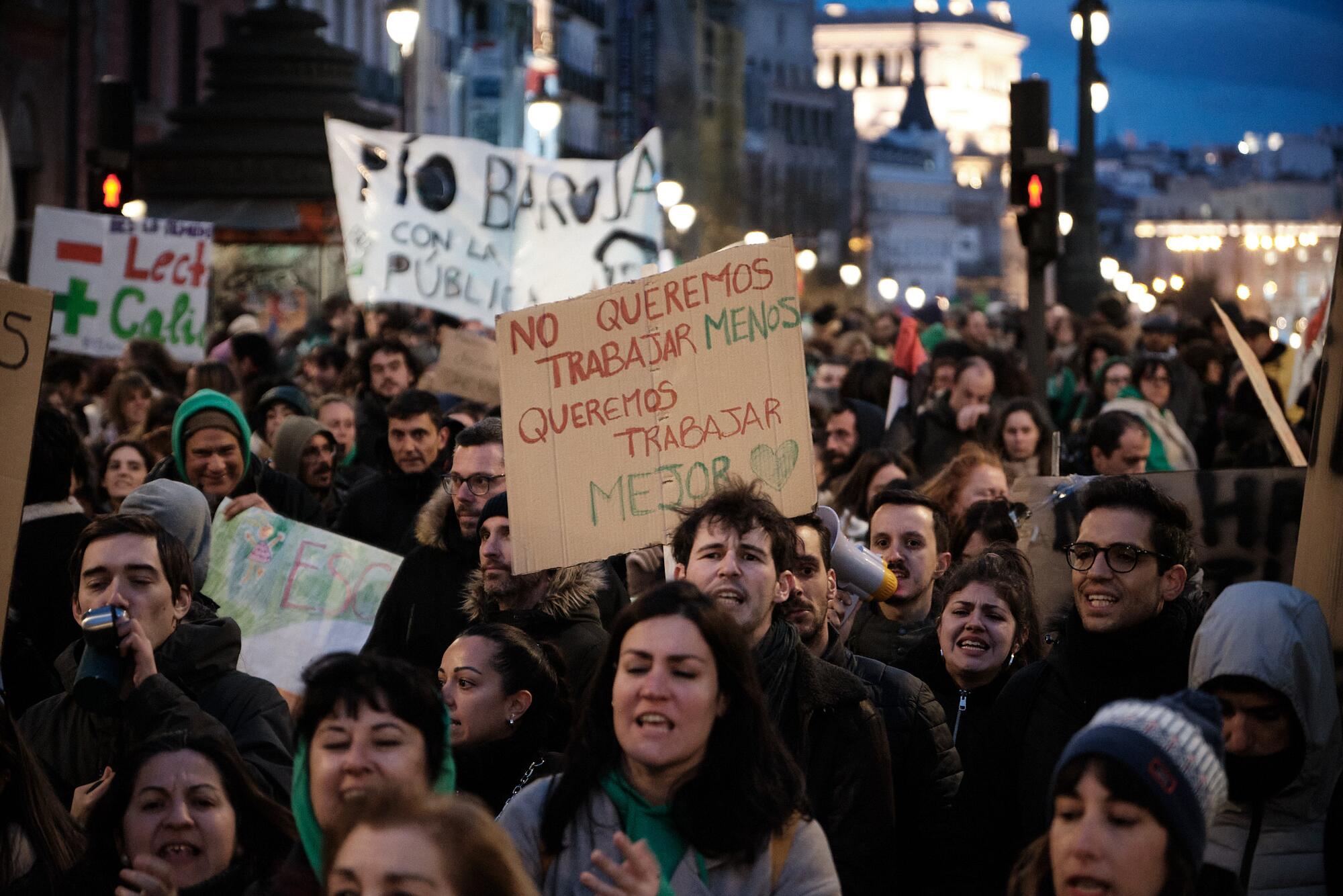 Educación lectivas manifestación - 8